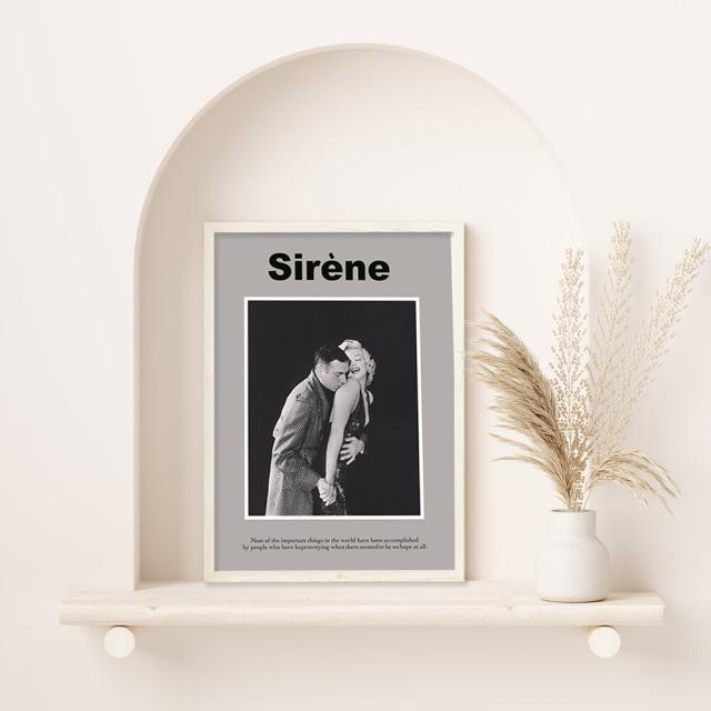 アートポスター A4 サロン アパレル系内装 カウンター装飾に Fashion Icon女性 おしゃれ モード AB10908509-6429 送料無料-2