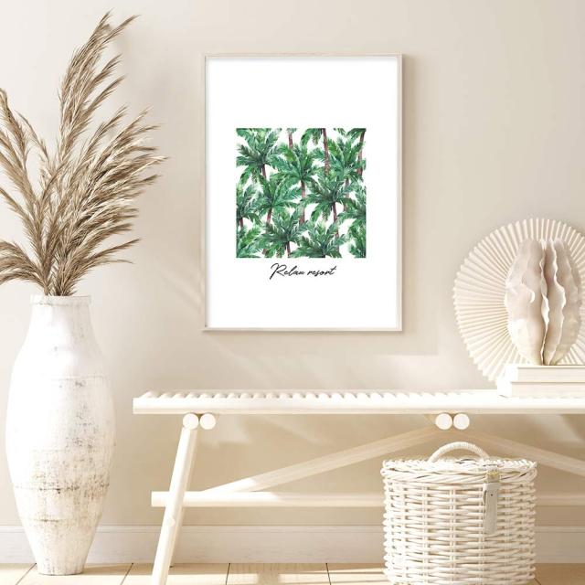 アートポスター A3 miimリラックスリゾート 文字テキスト メッセージ デザイン高級印画紙 PO31 送料無料-2