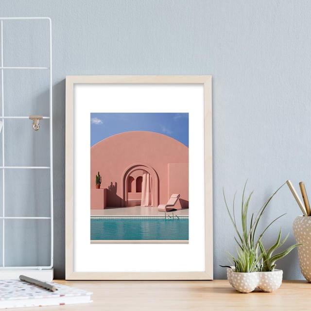 アートポスター A4 miimピンク コーラルアートプリント 高級印画紙 PO29 送料無料-1