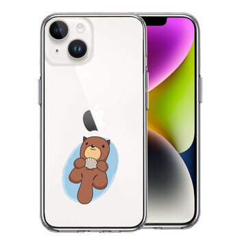 iPhone14 ケース クリア ラッコ スマホケース 側面ソフト 背面ハード ハイブリッド  送料無料-0