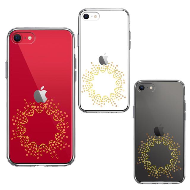 iPhoneSE ケース 第3世代 第2世代 クリア キラキラ スマホケース 側面ソフト 背面ハード ハイブリッド  送料無料-1