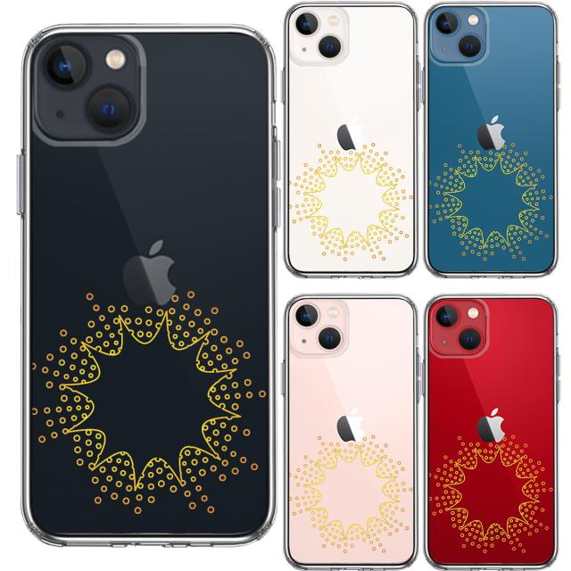 iPhone13mini ケース クリア キラキラ スマホケース 側面ソフト 背面ハード ハイブリッド 送料無料-1