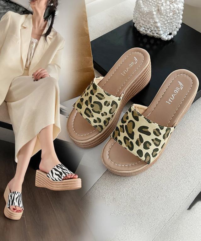 厚底サンダル ウエッジソールサンダル美脚 送料無料 即日発送-9