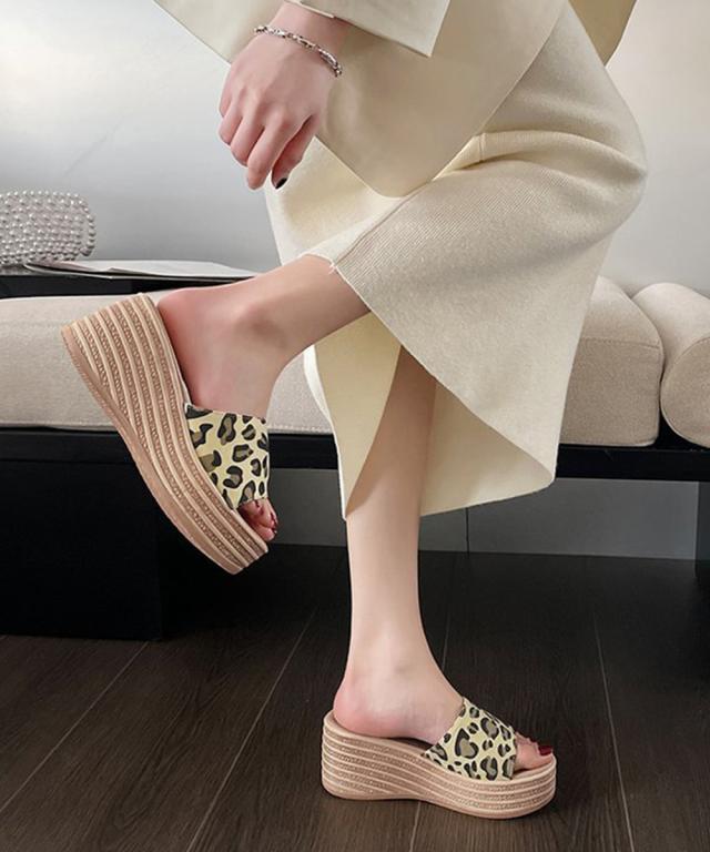 厚底サンダル ウエッジソールサンダル美脚 送料無料 即日発送-7