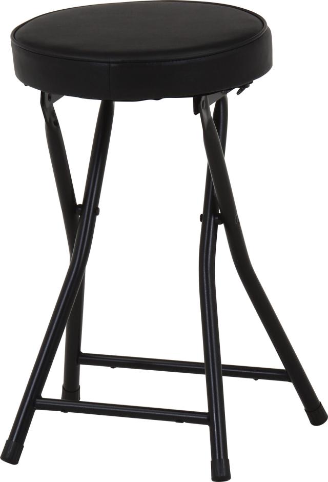 折りたたみスツール PU 4脚セット 送料無料-9