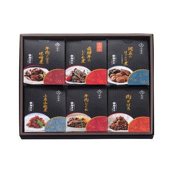 岐阜 創業明治10年 鵜舞屋 飛騨牛しぐれ煮詰合せ 6種 送料無料-1