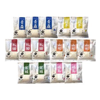 素材旨麺 東北セット 15食 青森魚介豚骨醤油×3 秋田醤油×3 岩手磯塩×2 山形味噌×3 宮城辛味噌×2 福島鶏塩×2 送料無料-1