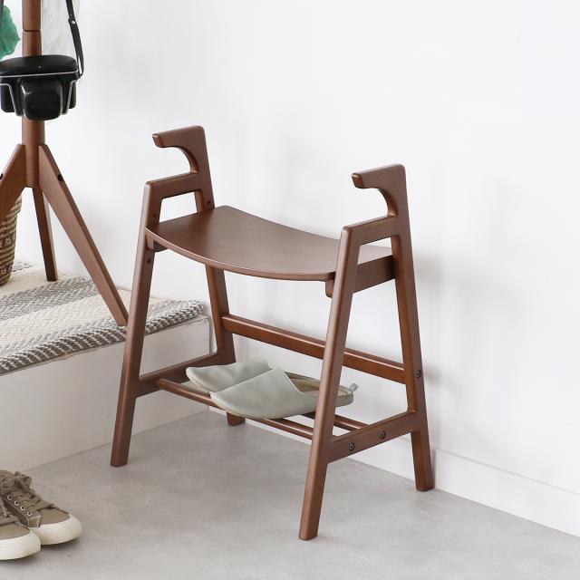 木製アーム付きベンチ　ILC 3734 Arm Bench crest 送料無料 即日発送-2