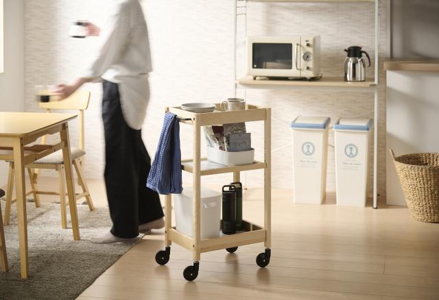 キッチンワゴン トーレ ワゴン TORE1B 送料無料-5