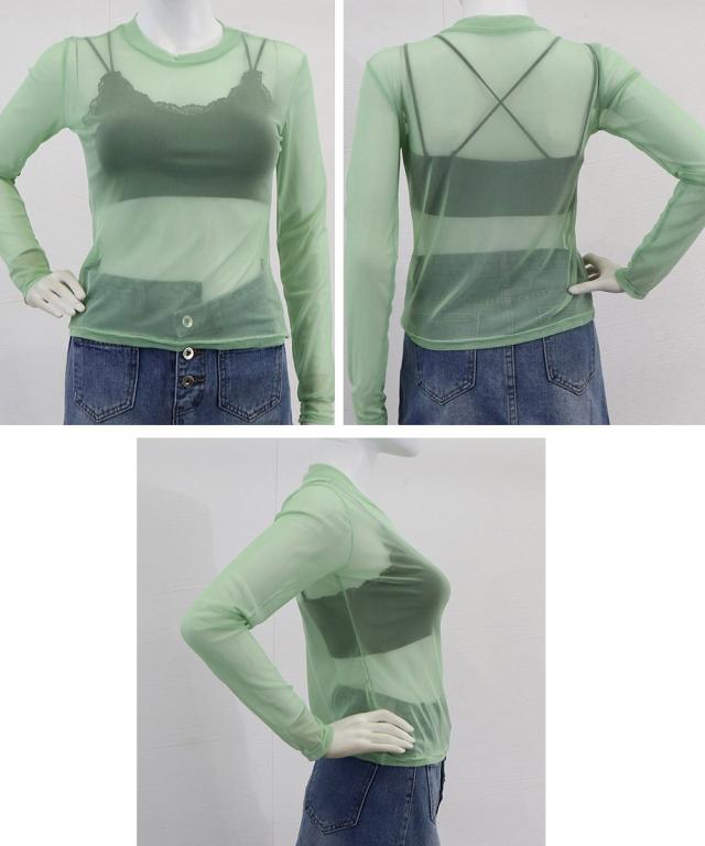 シアートップス 長袖レディースカットソー SK21198767-7964 送料無料 即日発送-9