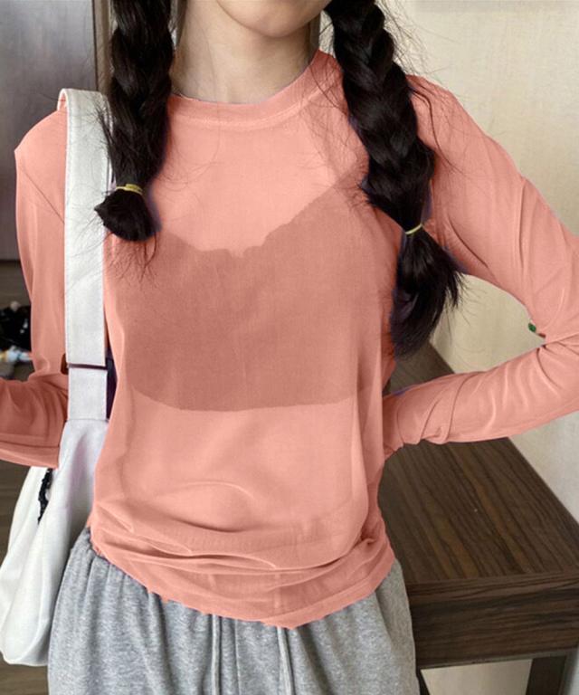 シアートップス 長袖レディースカットソー SK21198767-7964 送料無料 即日発送-5