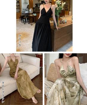 セクシーキャミワンピース ホルターネック 送料無料 即日発送-1