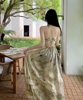 セクシーキャミワンピース ホルターネック 送料無料 即日発送-7