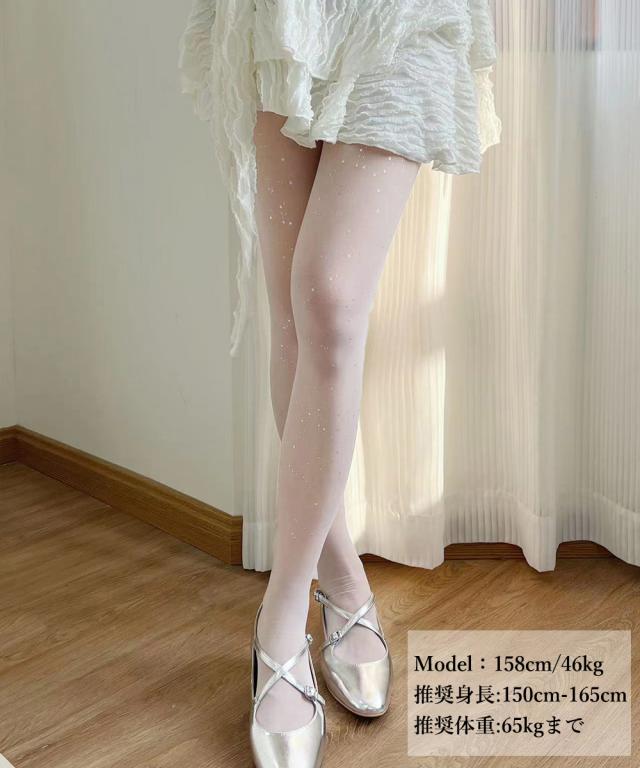レディース メタリックラメストッキング 送料無料 即日発送-9