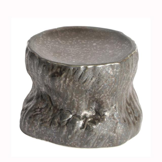 和食器 岩石 古樹 マンガンゴールド シルバー トルコブルー 白マット 陶器 高台 美濃焼 送料無料-5