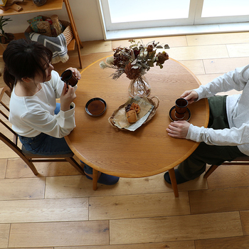 円形ダイニングテーブル　3743 Dining Table φ900 送料無料 即日発送-10