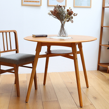 円形ダイニングテーブル　3743 Dining Table φ900 送料無料 即日発送-1