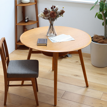 円形ダイニングテーブル　3743 Dining Table φ900 送料無料 即日発送-2