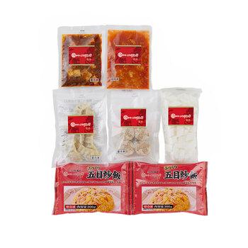 東京 赤坂四川飯店 監修 本格中華6種セット 乾焼蝦仁 麻婆豆腐 餃子 炒飯 焼売 杏仁豆腐 送料無料-1