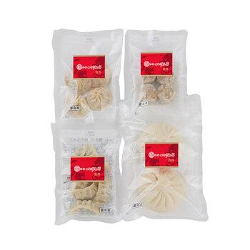 東京 赤坂四川飯店 監修 点心4種セット 餃子120g(6個入)、手包み肉まん240g(2個入)、貝柱入焼売150g(5個入)、等 送料無料-1