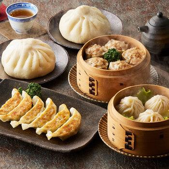 東京 赤坂四川飯店 監修 点心4種セット 餃子120g(6個入)、手包み肉まん240g(2個入)、貝柱入焼売150g(5個入)、等 送料無料-3