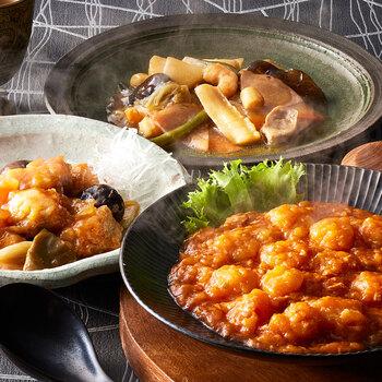 東京 赤坂四川飯店 監修 3種セット 乾焼蝦仁 八宝菜 酢豚 送料無料-3
