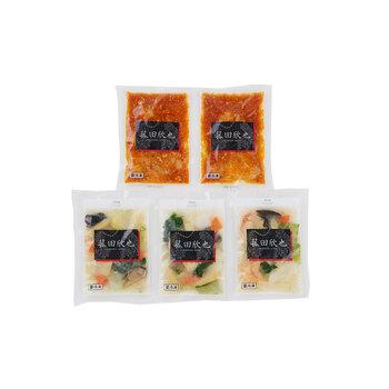 菰田欣也 監修 本格中華2種セット エビチリソース×2 八宝菜×3 送料無料-1