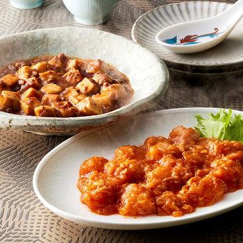 菰田欣也 監修 本格中華2種セット エビチリソース×2 麻婆豆腐×3 送料無料-3