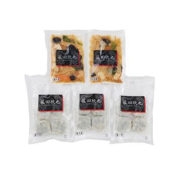 菰田欣也 監修 本格中華2種セット XO醤炒め×2 エビニラまんじゅう×3 送料無料-1