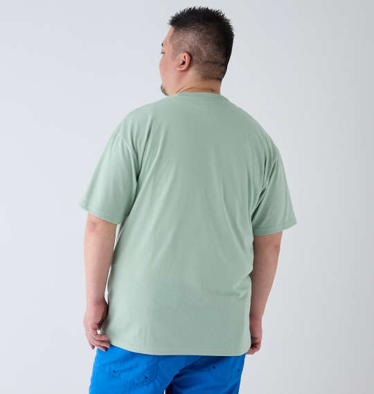 大きいサイズ BEAUMERE T C天竺ポケット付刺繍半袖Tシャツ 3L 4L 5L 6L 8L MC845771-68279 ラッピング可 送料無料 即日発送-1