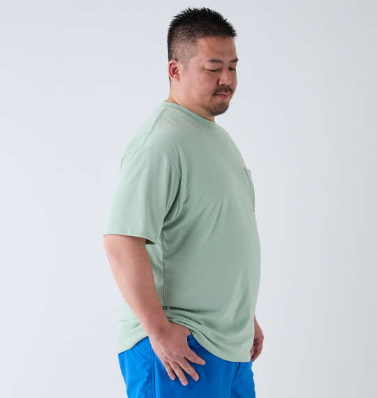 大きいサイズ BEAUMERE T C天竺ポケット付刺繍半袖Tシャツ 3L 4L 5L 6L 8L MC845771-68279 ラッピング可 送料無料 即日発送-2