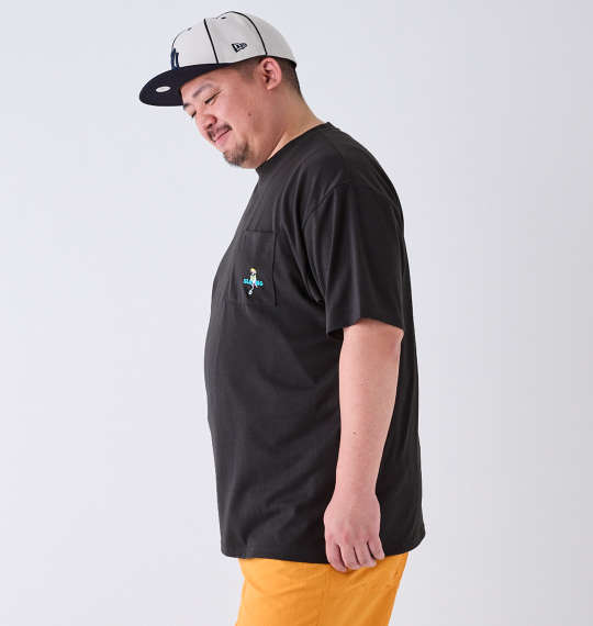 大きいサイズ BEAUMERE T C天竺ポケット付刺繍半袖Tシャツ 3L 4L 5L 6L 8L MC845772-68280 ラッピング可 送料無料 即日発送-3