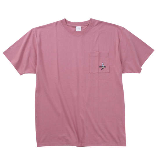 大きいサイズ BEAUMERE T C天竺ポケット付刺繍半袖Tシャツ 3L 4L 5L 6L 8L MC845773-68281 ラッピング可 送料無料 即日発送-4