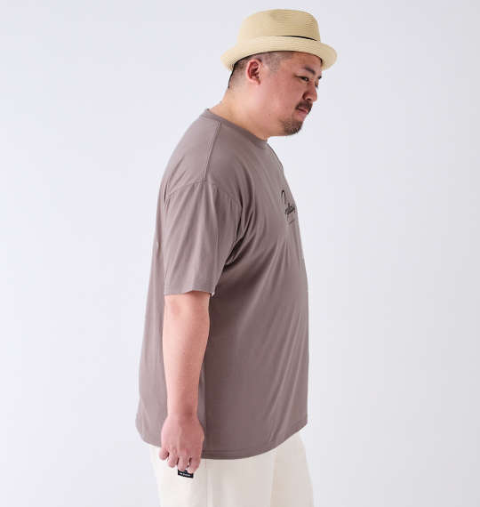 大きいサイズ BEAUMERE T C天竺光沢ラバープリント半袖Tシャツ 3L 4L 5L 6L 8L MC845753-68287 ラッピング可 送料無料 即日発送-2