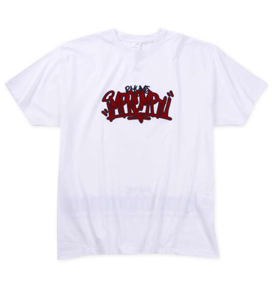 大きいサイズ BEAUMERE T C天竺ワッペン刺繍半袖Tシャツ 3L 4L 5L 6L 8L MC845741-68288 ラッピング可 送料無料 即日発送-4