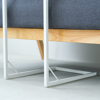 スクエアサイドテーブル ラテ ナイトテーブル スリム 軽量 四角 ソファサイド 木製 送料無料-10