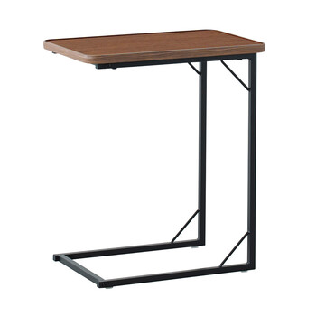 スクエアサイドテーブル ラテ ナイトテーブル スリム 軽量 四角 ソファサイド 木製 送料無料-1