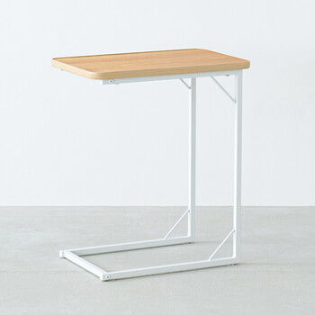 スクエアサイドテーブル ラテ ナイトテーブル スリム 軽量 四角 ソファサイド 木製 送料無料-2