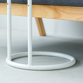 ラウンドサイドテーブル ラテ ナイトテーブル スリム 軽量 丸型 ソファサイド 木製 送料無料-10