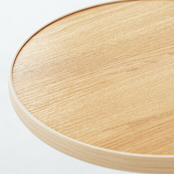 ラウンドサイドテーブル ラテ ナイトテーブル スリム 軽量 丸型 ソファサイド 木製 送料無料-14