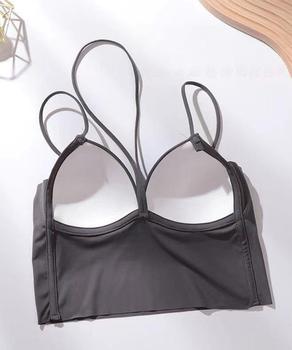 カップ付きキャミソールホルターネック快適 送料無料 即日発送-9