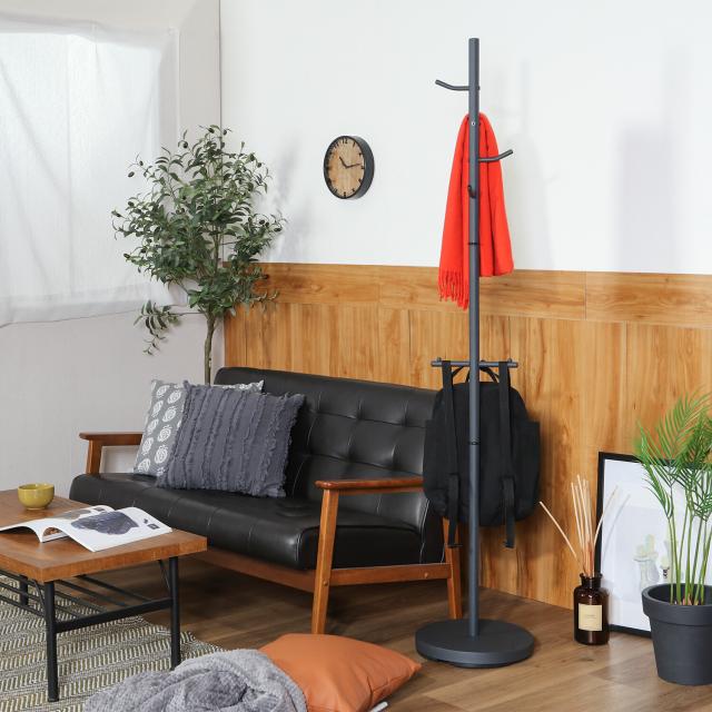 バッグスタンド付きハンガー パウリ 2色展開 送料無料-1