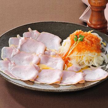 大阪 夢一喜 熟成ハム ウインナー詰合せ 5種　ロースハムスライス110ｇ×2、ボンレスハムスライス80ｇ、ベーコンステーキ100ｇ　等 送料無料-2