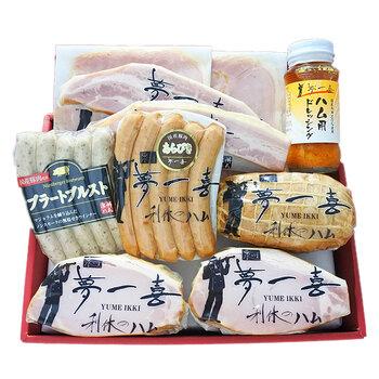 大阪 夢一喜 熟成ハム ウインナー詰合せ 6種 送料無料-1