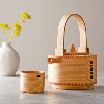 和食器 大館曲げわっぱ ちろり 2合 キッチン 酒器 日本製 送料無料-1