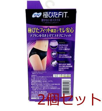 ソフィ 極ぴたFIT スタイリッシュタイプ Lサイズ ブラック 1枚入 2セット 送料無料-1