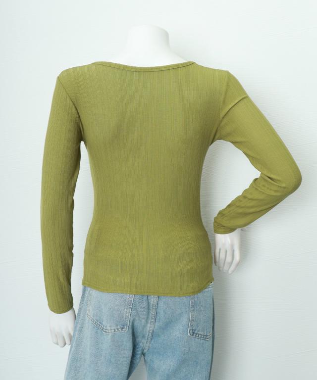 長袖Tシャツ レディース スクエアネック SK21297831-1319 送料無料 即日発送-7