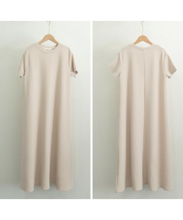 AラインTシャツワンピース 体型カバー夏 送料無料 即日発送-2