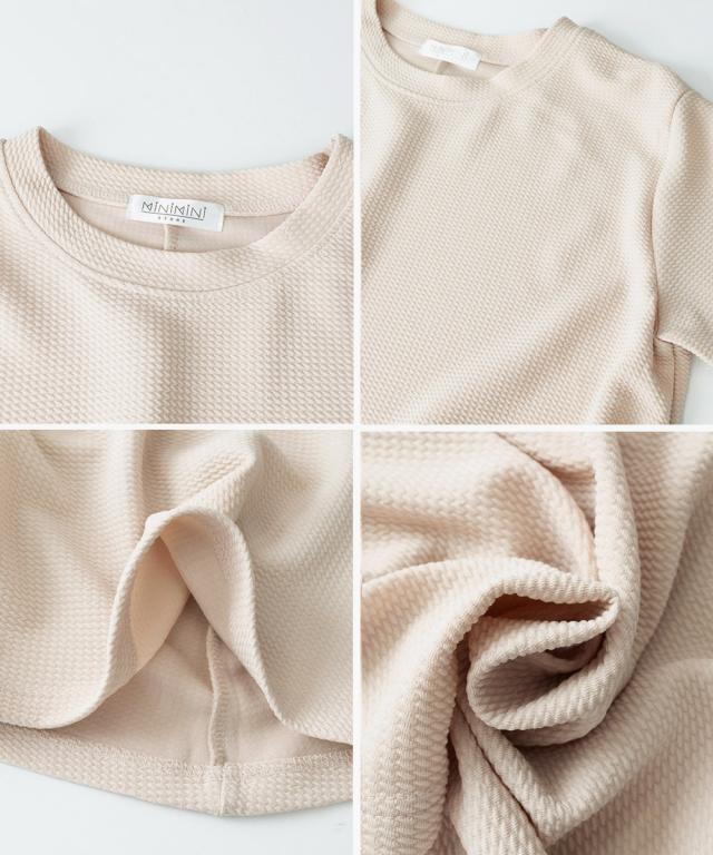 AラインTシャツワンピース 体型カバー夏 送料無料 即日発送-3