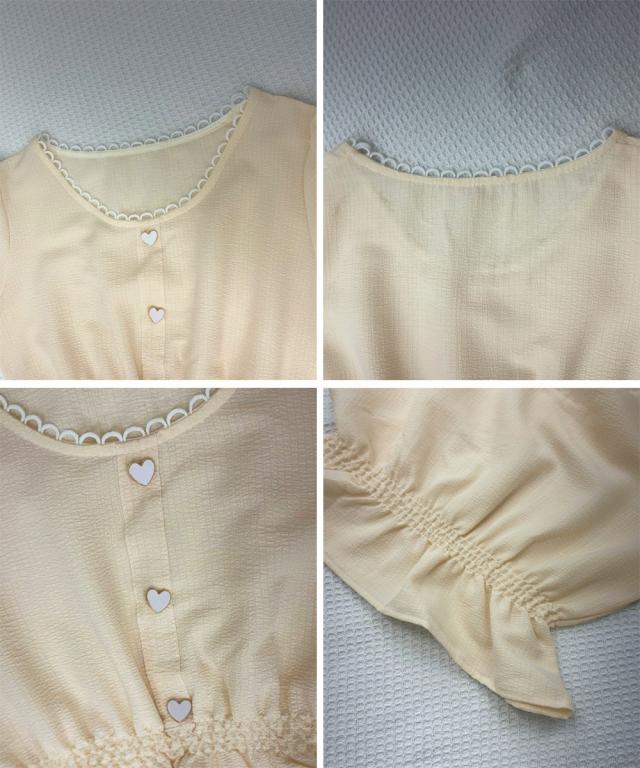 シャツブラウス 薄手トップス 送料無料 即日発送-2